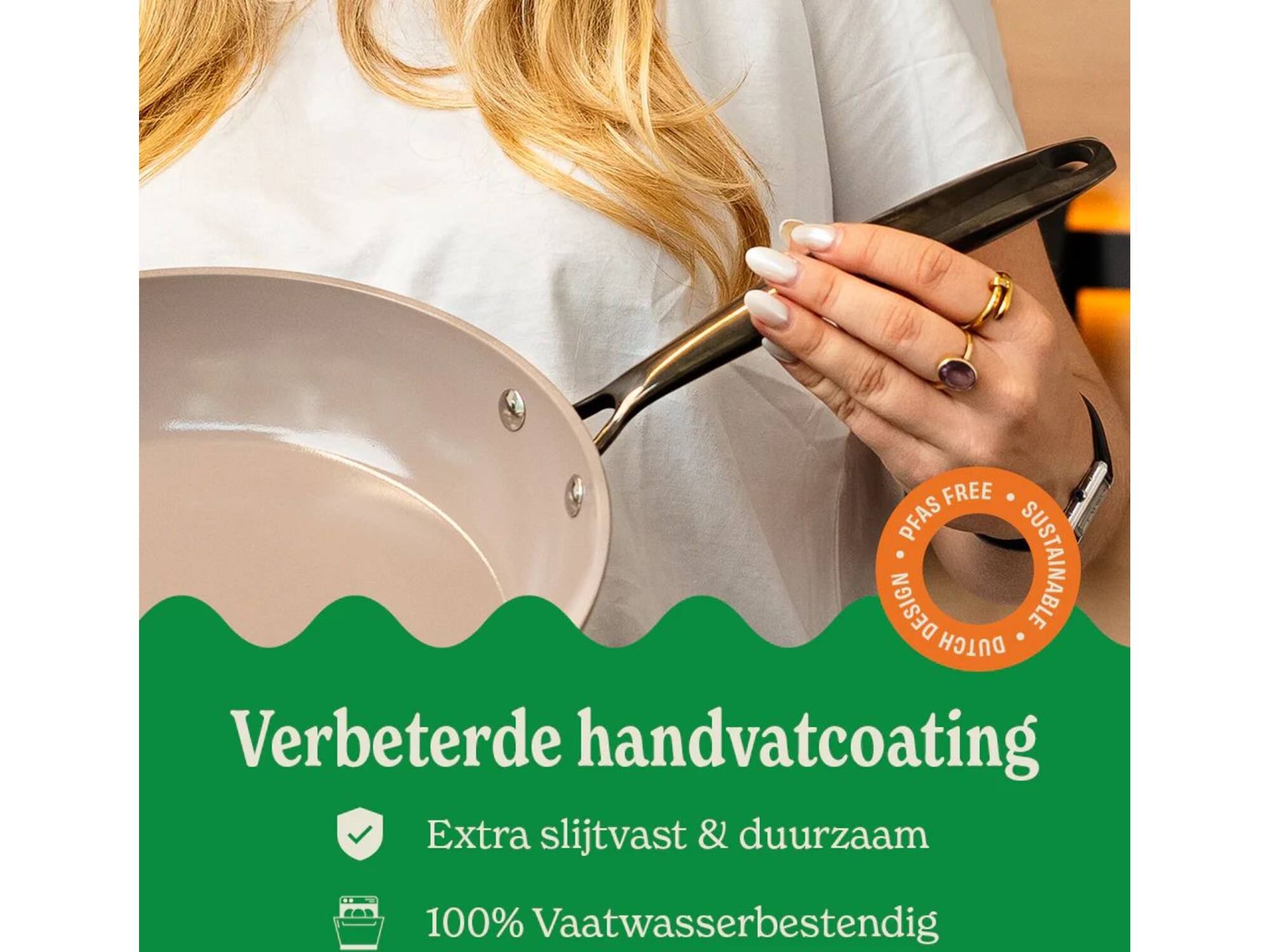 Cook & Pan Taupe of Mind 2-delige Koekenpannenset