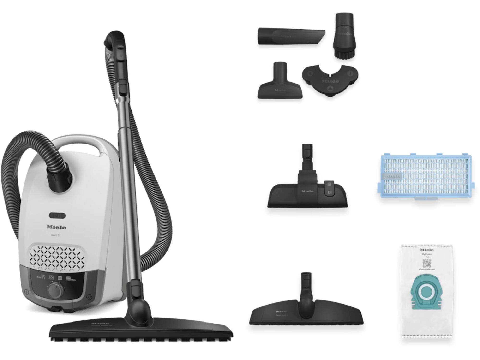 Miele Guard S1 Parquet XL Briljantwit