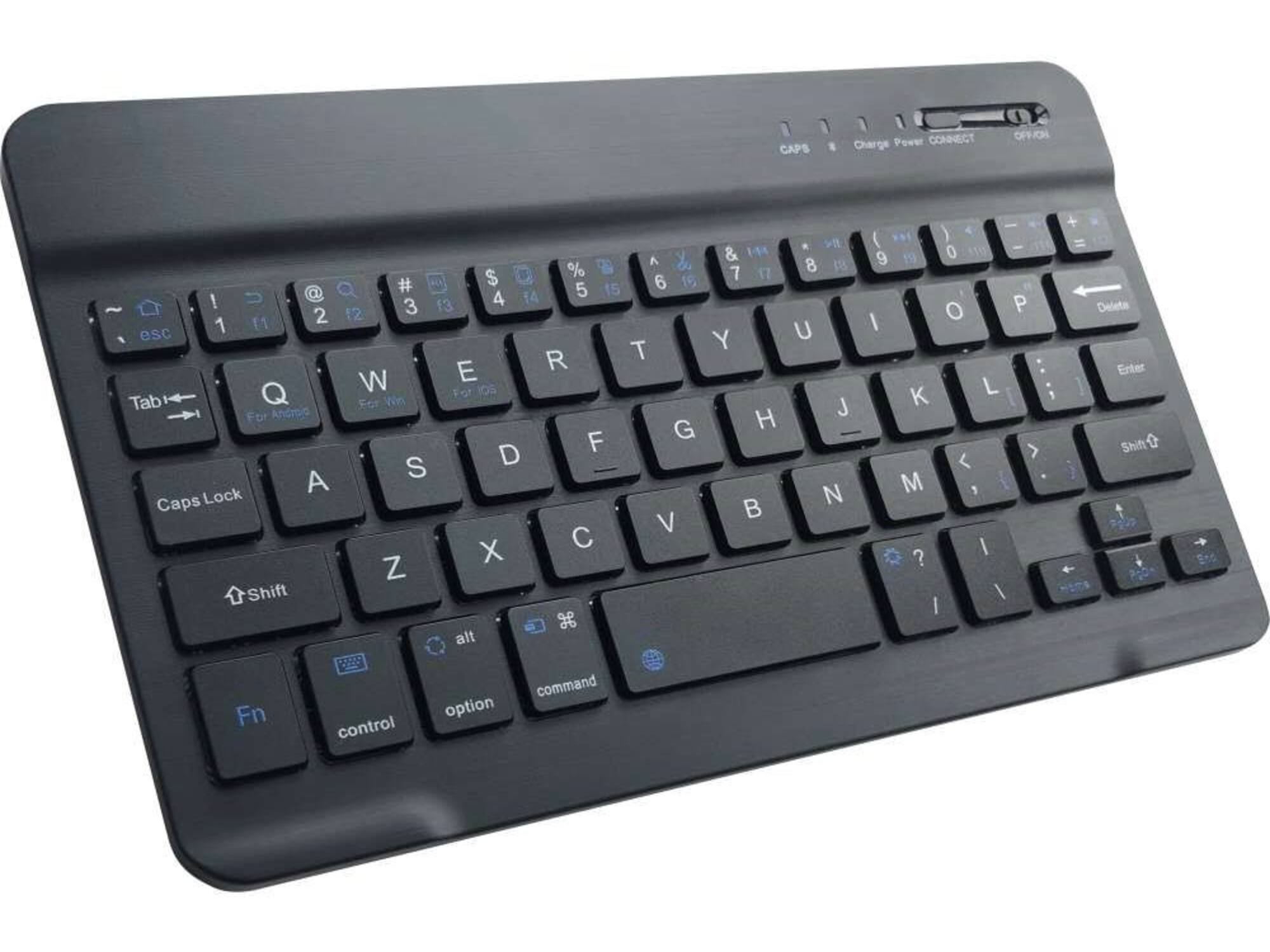 Just in Case Vintage Bluetooth Keyboard Cover - Apple iPad 10.2 - Zwart