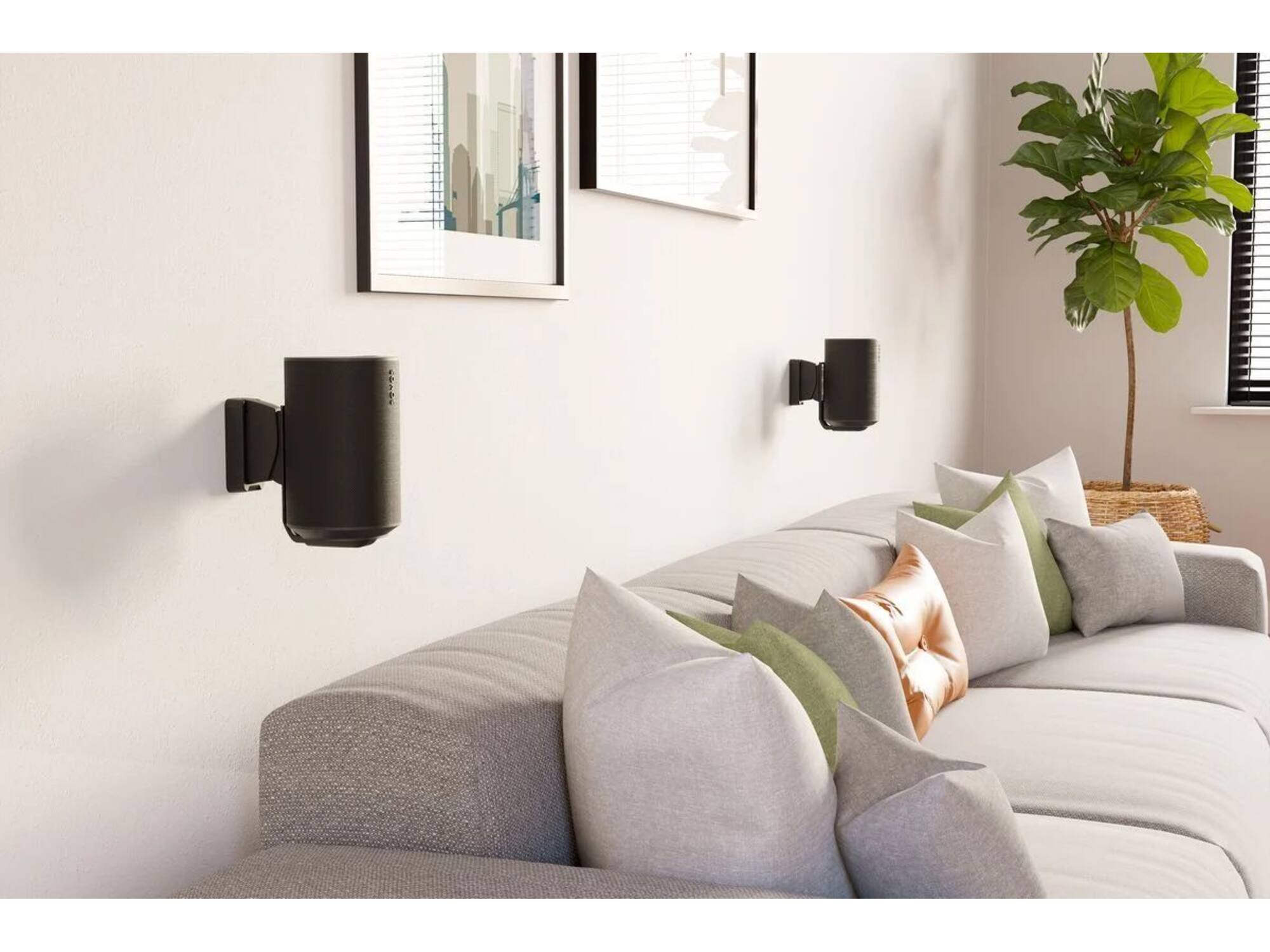 Vogel's SWM 4021 Muurbeugel voor Sonos Era 100 Zwart
