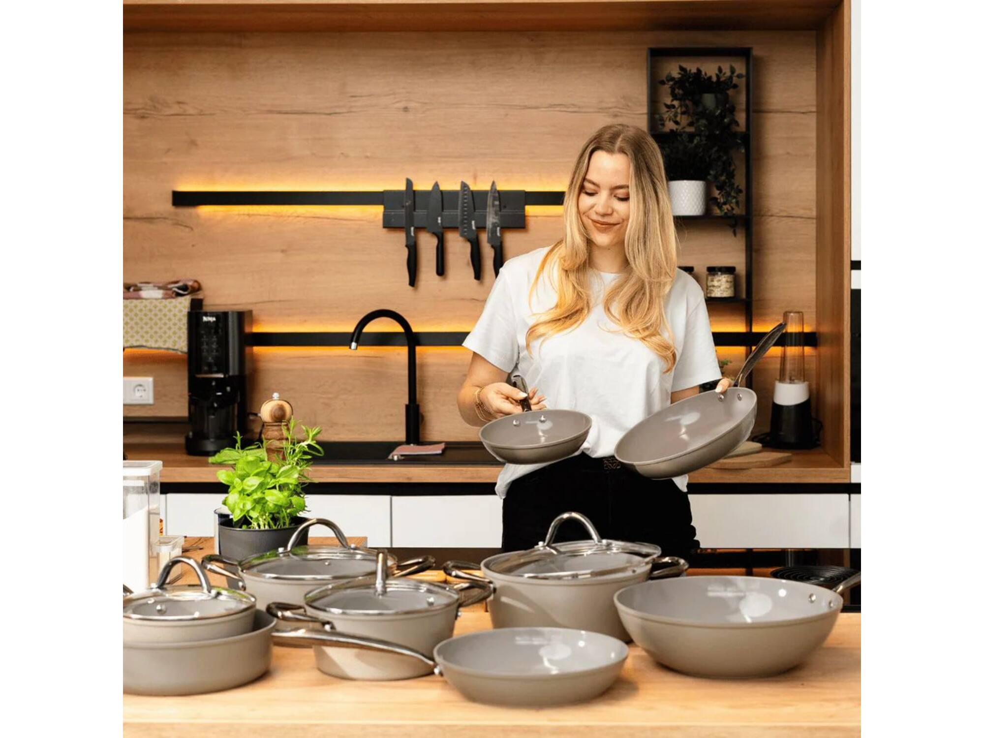Cook & Pan Taupe of Mind Koekenpan 20 cm