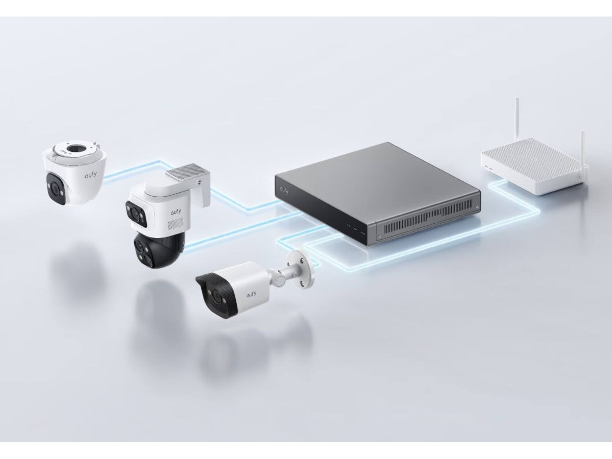 Eufy PoE NVR Security System E41 (NVR + 4x E41 Turret Cam)