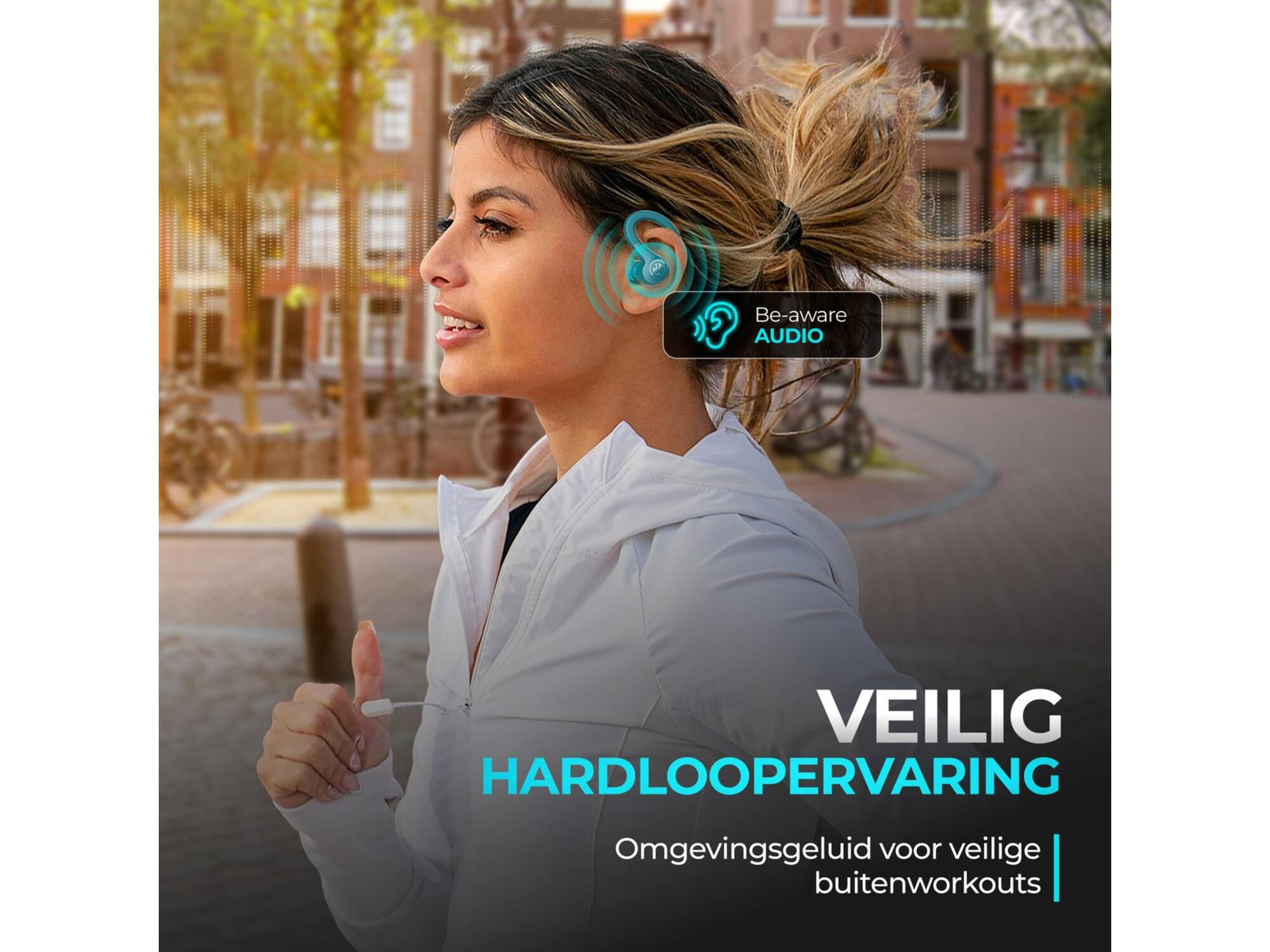 JLab Go Air Sport True Wireless Teal