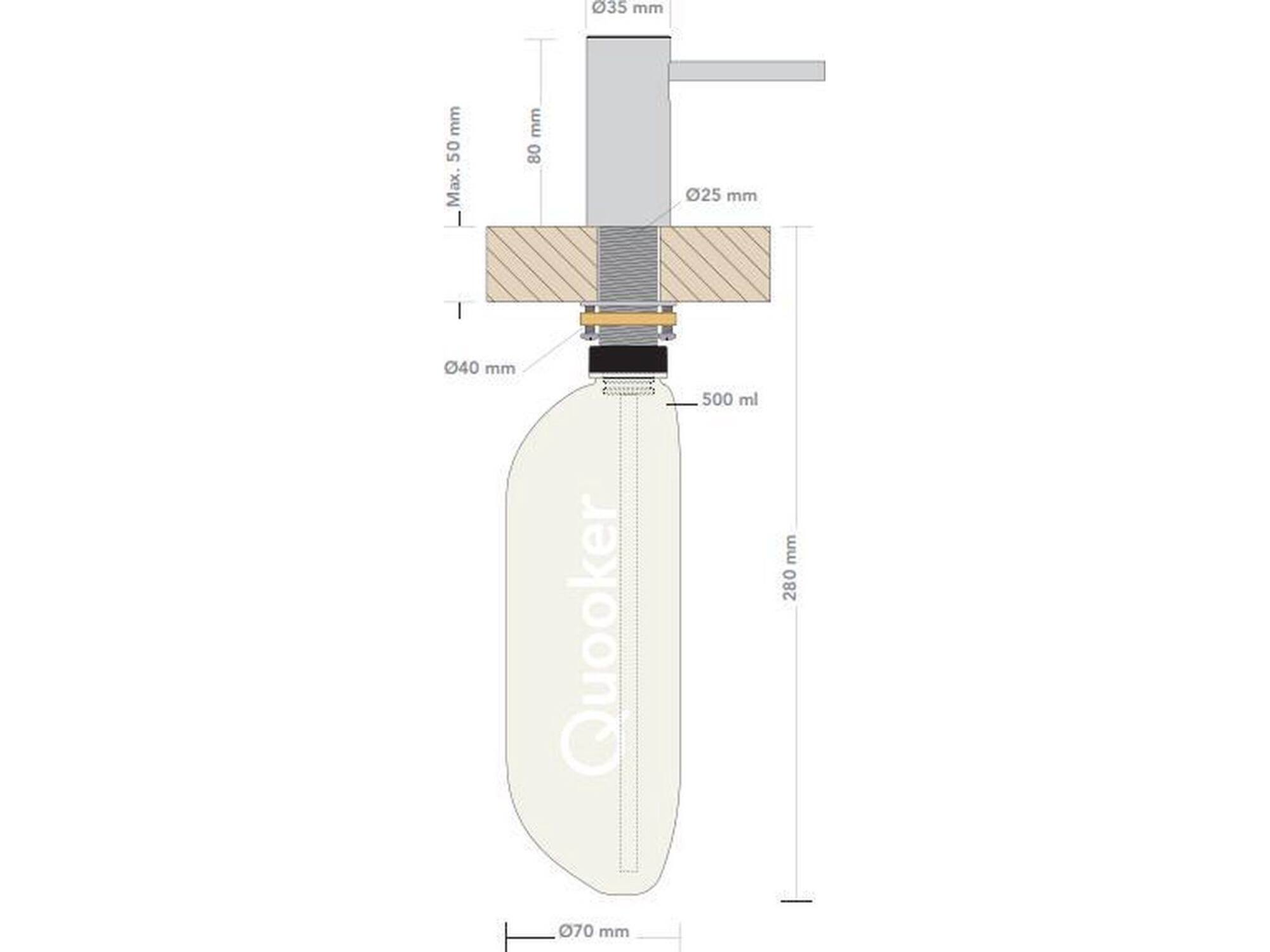 Quooker ZPNRVS Nordic zeeppomp RVS