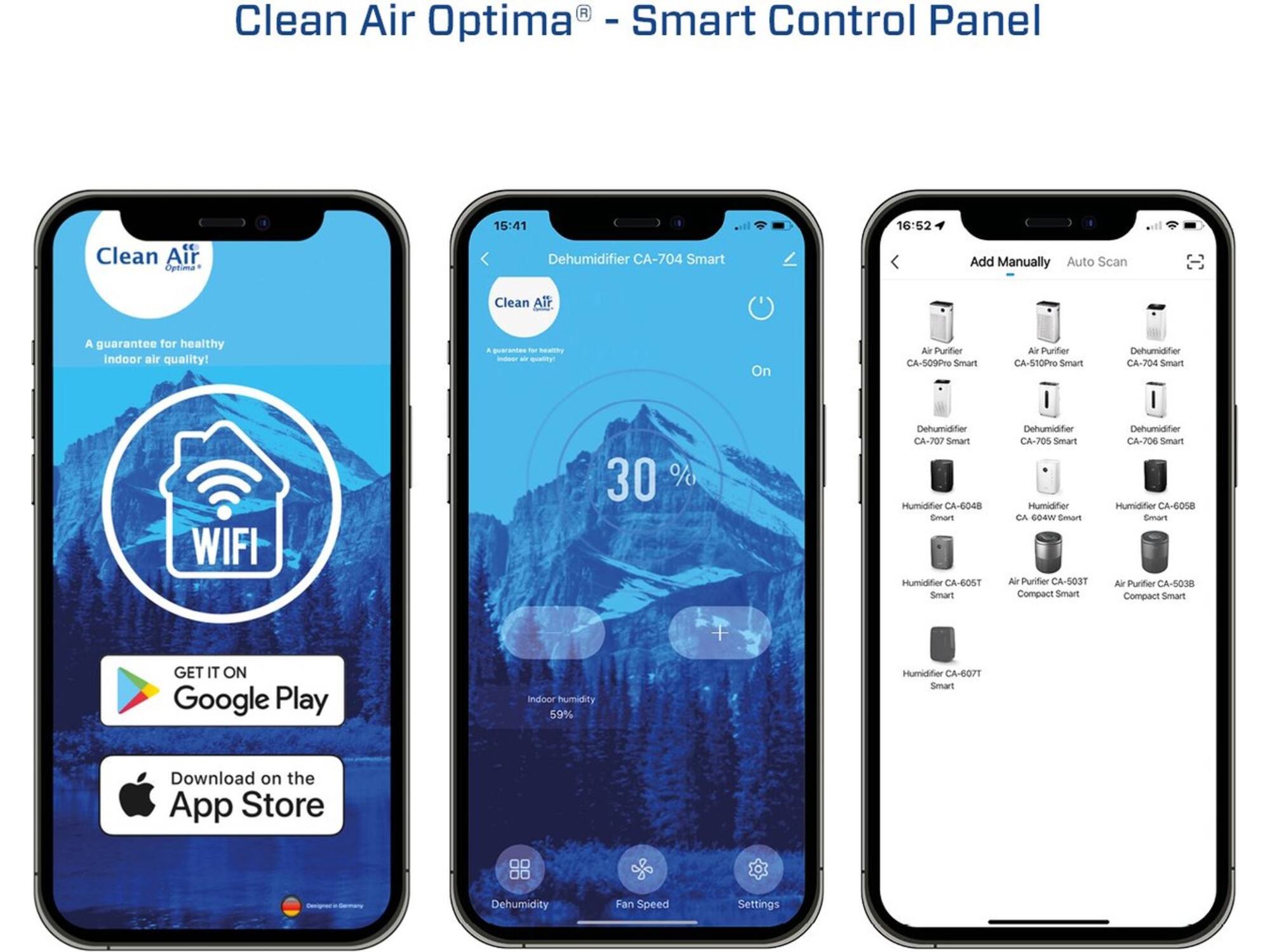 Clean Air Optima CA-704 Smart Wit/zwart