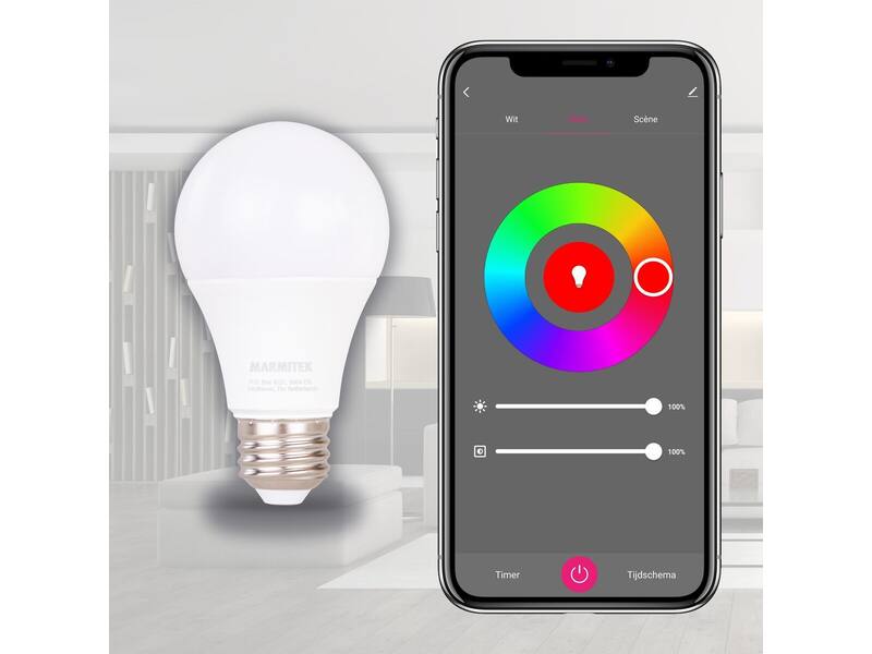 Marmitek Glow MO - Slimme lamp E27 Kleur