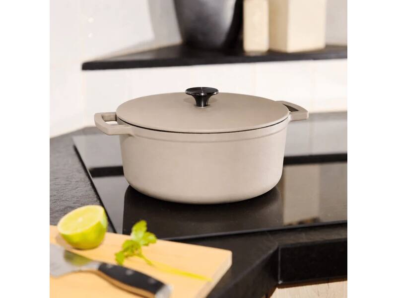 Cook & Pan Taupe of Mind Gietijzeren braadpan 24 cm