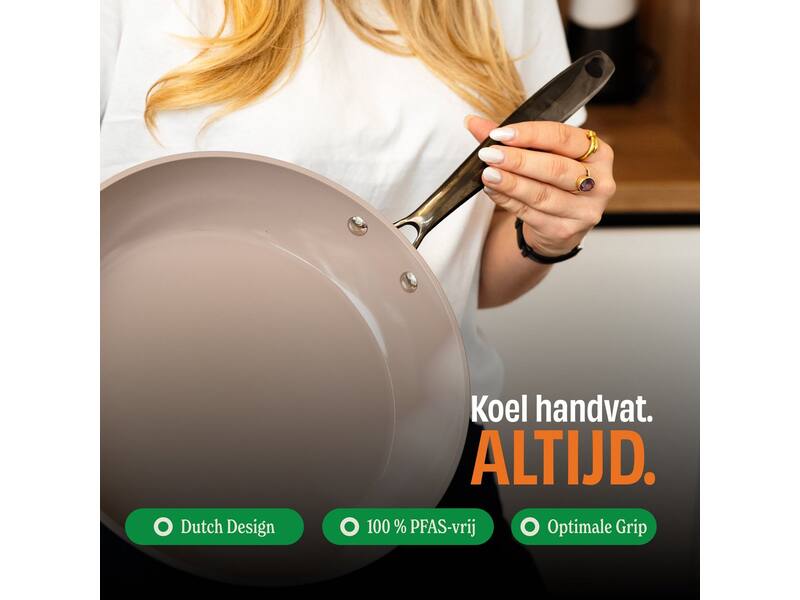 Cook & Pan Taupe of Mind Hapjespan 24 cm