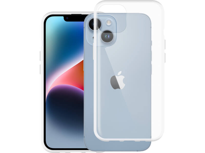 Just in Case Soft TPU Case Transparant voor iPhone 14