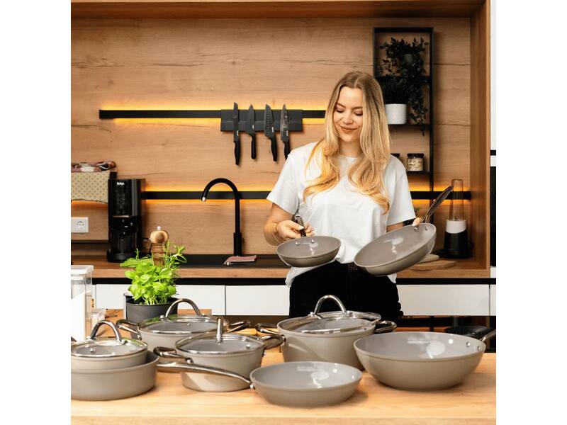 Cook & Pan Taupe of Mind Koekenpan 20 cm