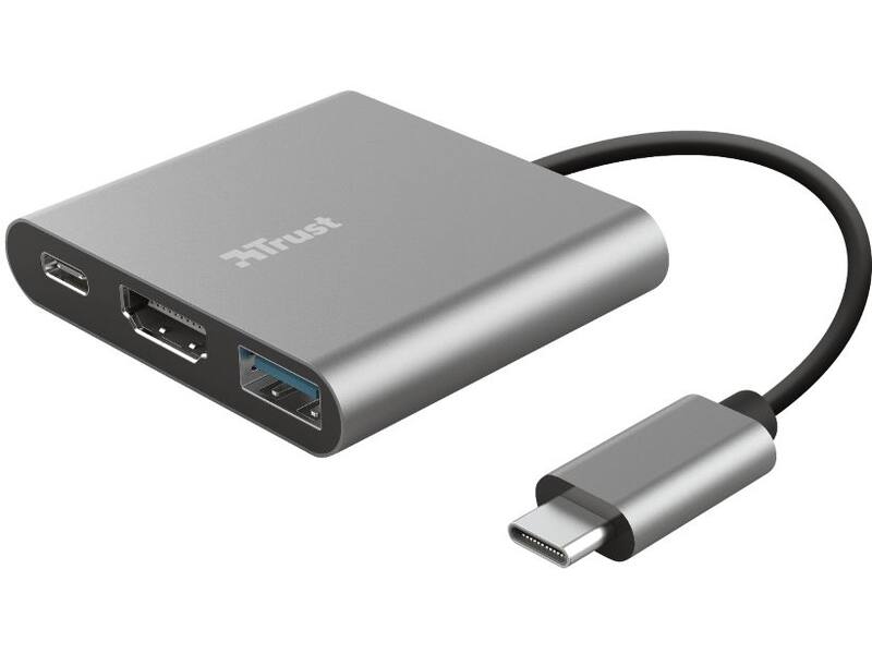 Trust Dalyx 3-in-1 USB-C-adapter