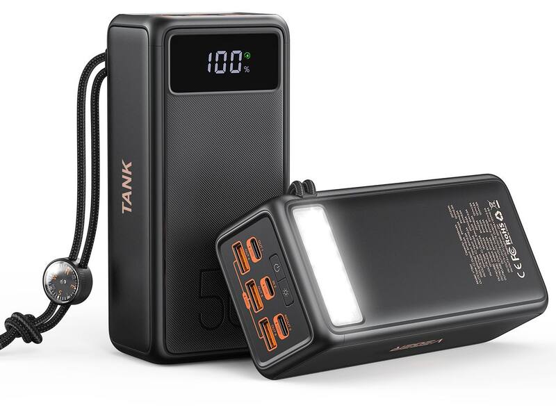 Veger Tank Boost W5001C 56.000 mAh Powerbank Zwart