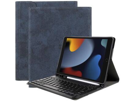 Just in Case Vintage Bluetooth Keyboard Cover - Apple iPad 10.2 - Zwart