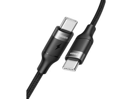 Veger CC02 USB-C naar USB-C kabel 1.5m Braided Nylon