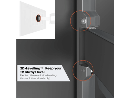 Vogel's TVM 5645 40 -77 inch zwart Draaibare tv-beugel