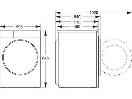 Hisense WF3S9043BW3/BLX