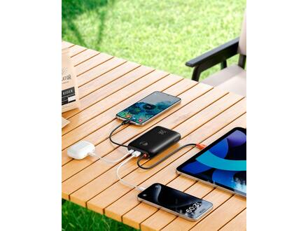 Veger K2 W2068 20.000 mAh Powerbank Zwart