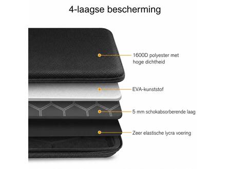 Laptophoes 13-14 inch Zwart (Hardcase)