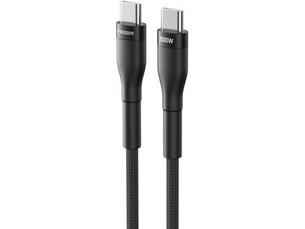 Veger CC05 USB-C naar USB-C kabel 1.5m Braided Aluminium 100Watt