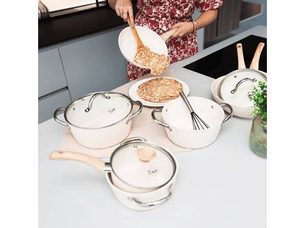 Cook & Pan Go Ivory Kookpan met deksel 20 cm
