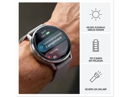 Garmin Venu 4 45mm Zilver/Grijs