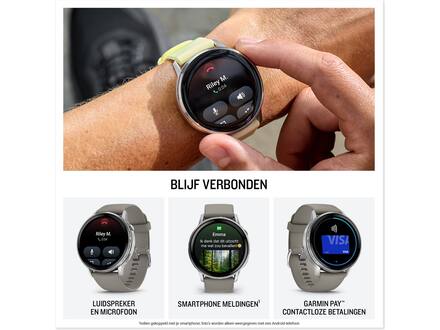 Garmin Venu 4 45mm Zilver/Grijs