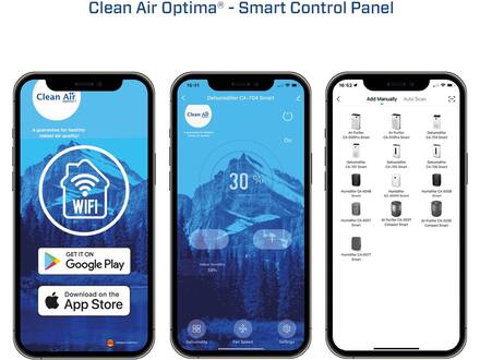 Clean Air Optima CA-704 Smart Wit/zwart